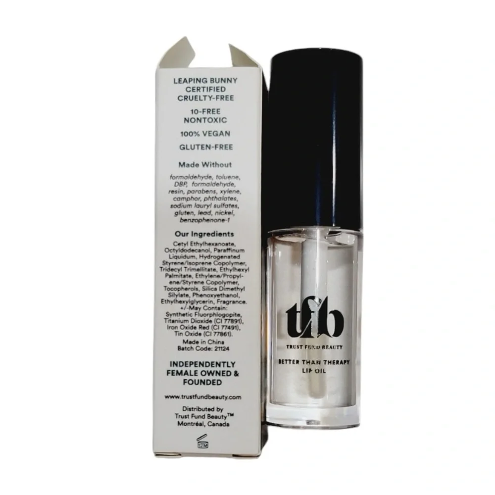 💎 Trust Fund Beauty Better Than Therapy Lip Oil Full-Size New In Box